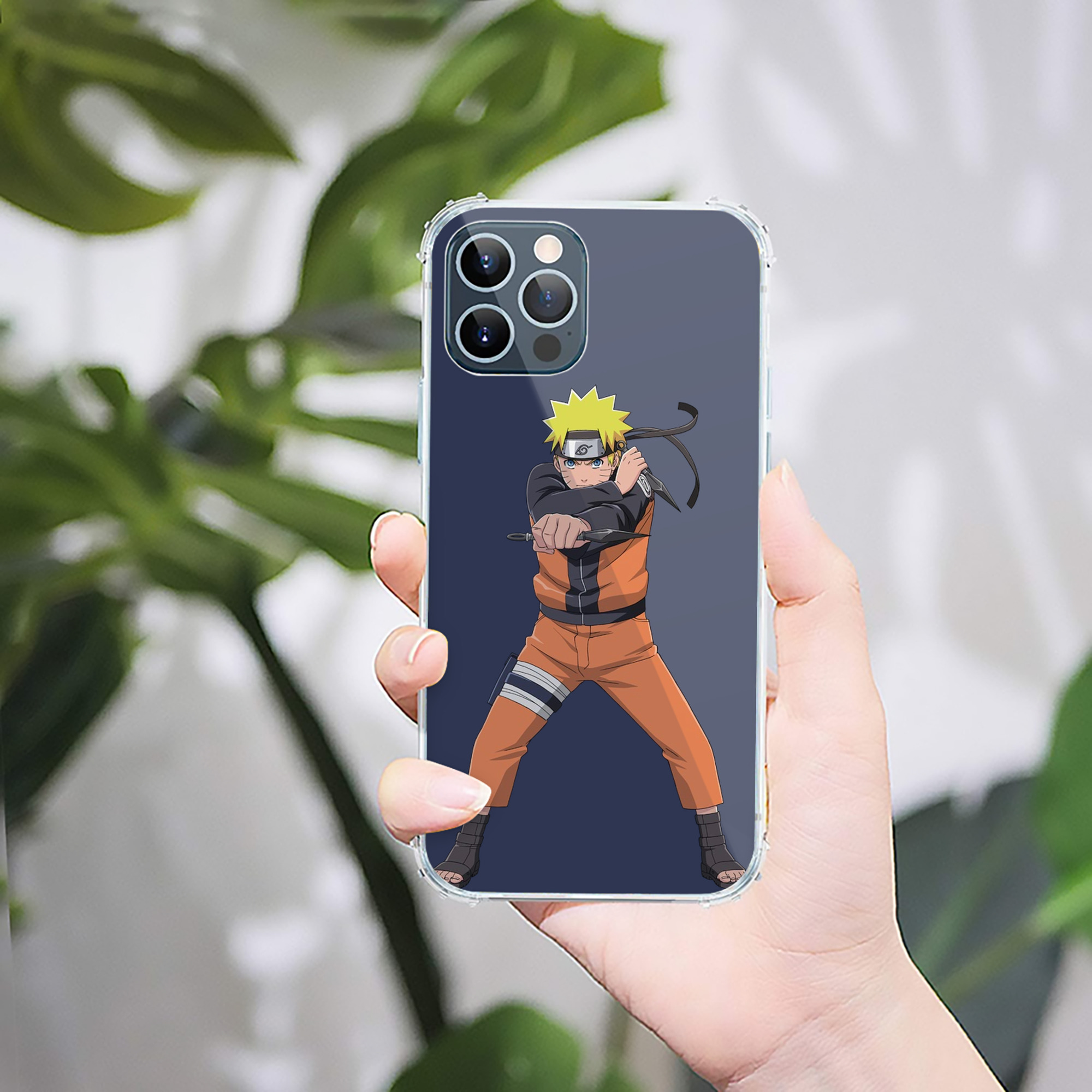 （画像用） NARUTO -ナルト- うずまき ナルト Uzumaki Naruto 【iPhone 12シリーズ対応】透明スマホケース（クリアソフトケース）